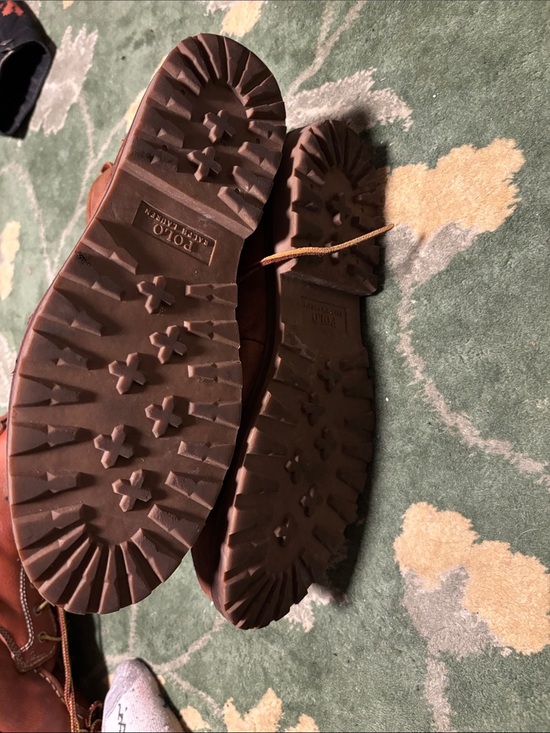 Polo by Ralph Lauren Chestnut Brown Leather Lace-Up Boots main image 8